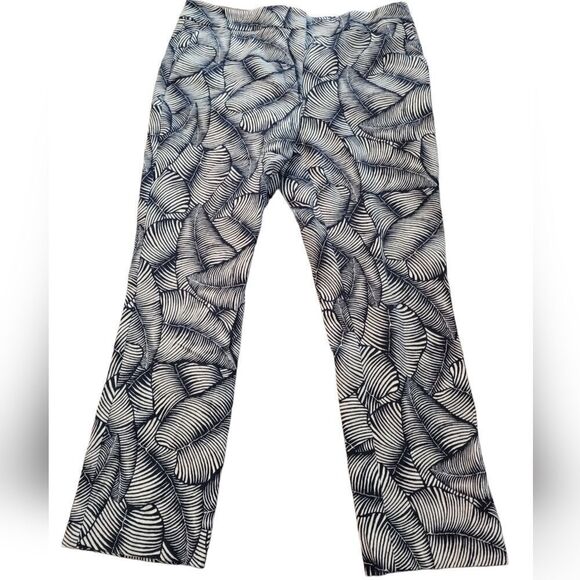 Ann Taylor Factory Palm‎ Leaf Ankle Pant - Picture 1 of 4